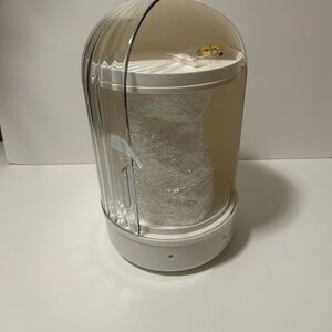 Elegant White Cosmetics Display Dome